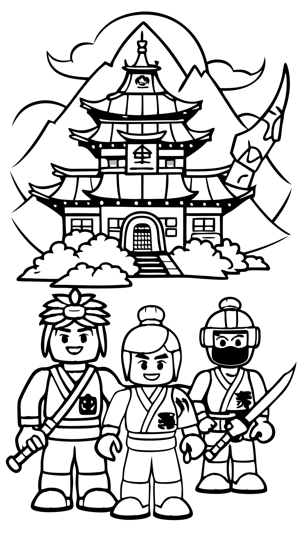 pages à colorier imprimables ninjago